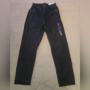 NWT American Eagle Highest Rise 90's Boyfriend In Washed Black, Size 2